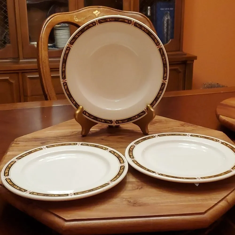 One Bowl and two salad plates by Steelite